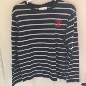 Primrose School uniform striped long-sleeve shirt